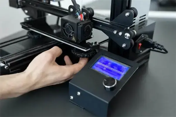 3d printing machine in the laboratory