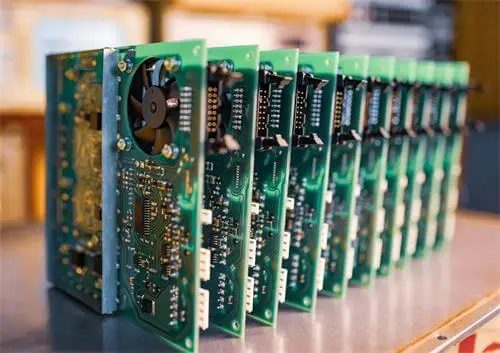 electric green embedded microcircuits in production